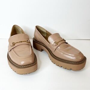 Sam Edelman Laurs Lug Sole Loafer in Maple Sugar 9.5